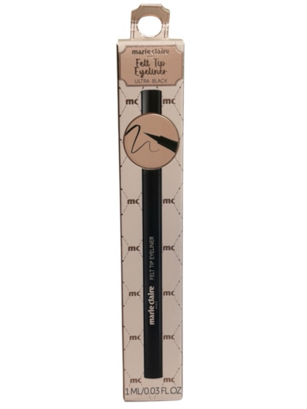 Marie Claire Paris Felt-Tip Eyeliner Pen in Ultra Black NWT
